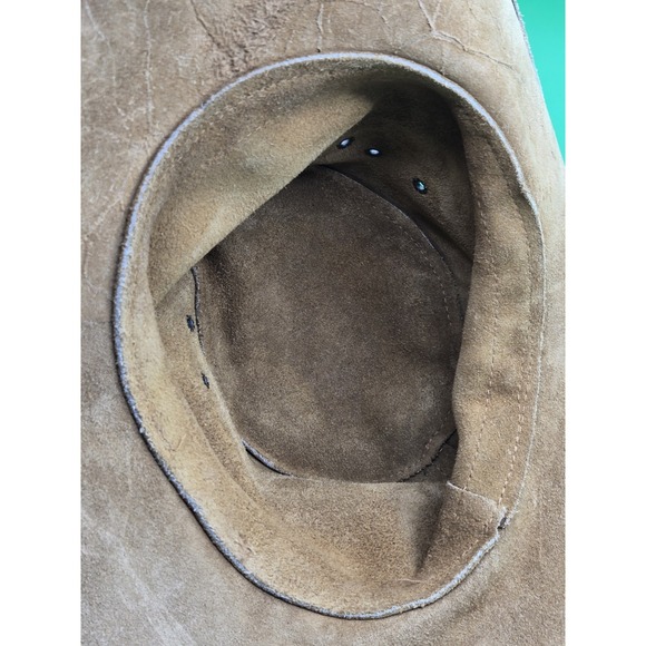 The Original Rouge Handcrafted Large Hat Safari Australian Suede Leather - Picture 8 of 11